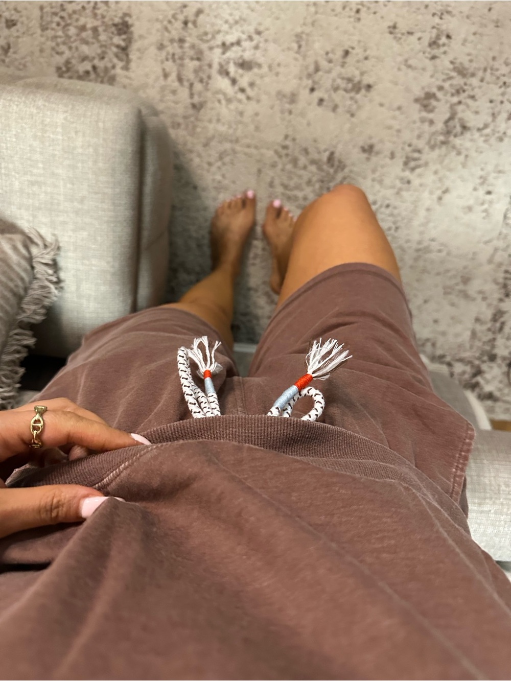 LAST ONE🤎New🤎Washed Java Brown Lounge Set - Picture 6 of 7